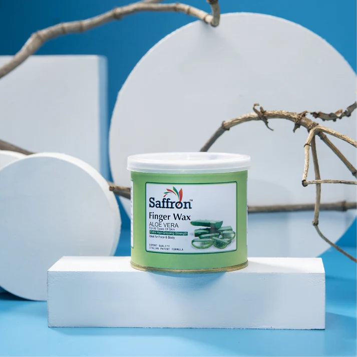 Saffron Finger Wax Aloe Vera 175gm