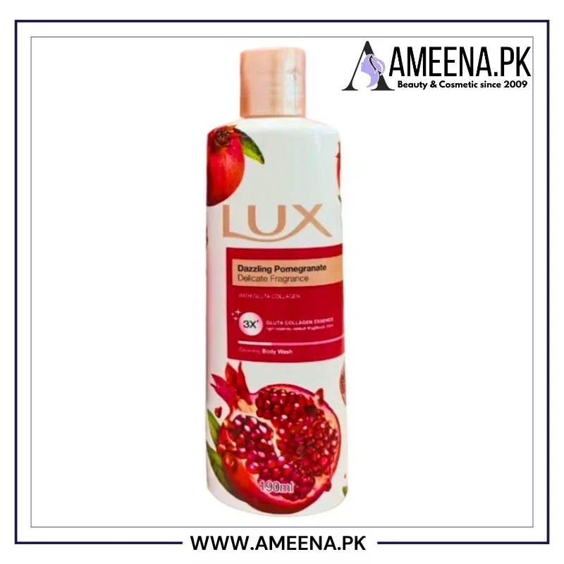 Lux Dazzling Pomegranate Glowing Body Wash - 190ml
