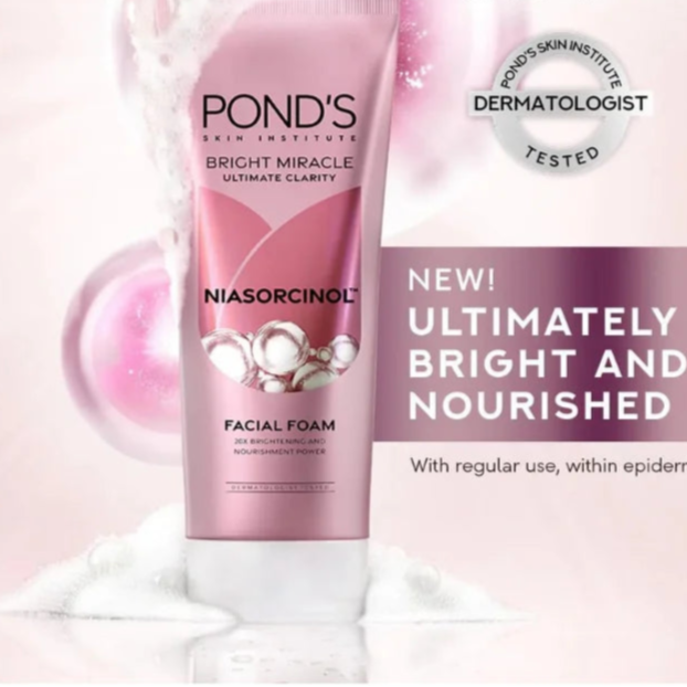 Pond's Bright Miracle Ultimate Clarity Niasorcinol Facial Foam