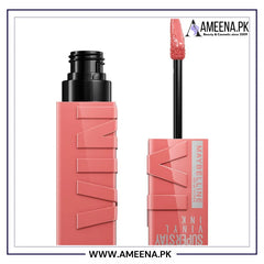 Original Maybelline Super Stay Vinyl Ink Liquid Lipstick - Charmed 105