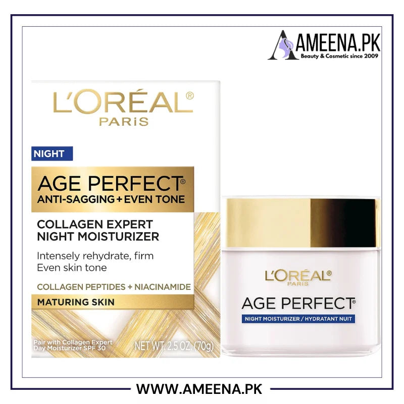 L'Oreal Age Perfect Anti-Sagging Collagen Expert Night Moisturizer 70g