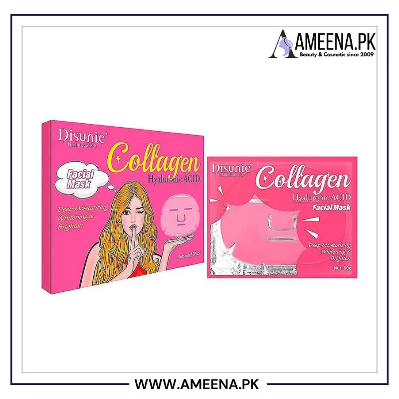 Disunie Hyaluronic Acid Collagen Mask Hydrating Moisturizing Refreshing Facial Mask