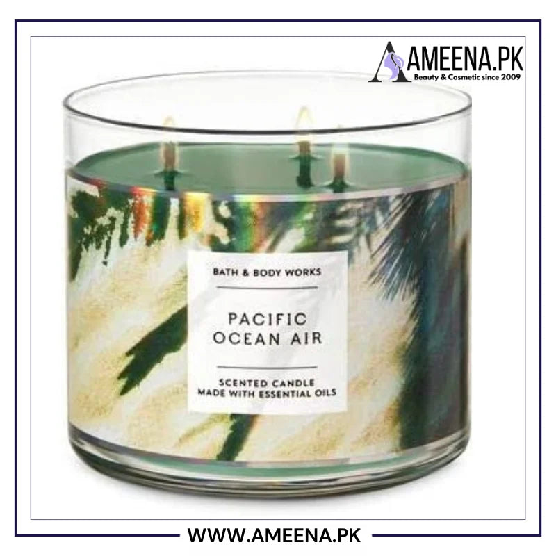 Bath And Body Works Pacific Ocean 3-Wick Candle 411g