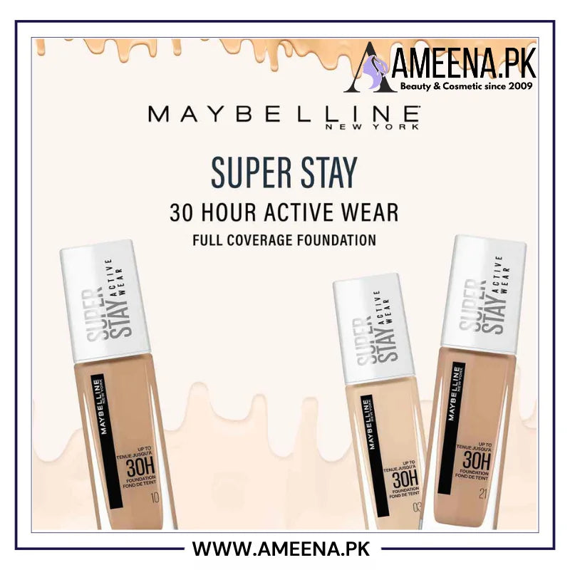 Maybelline Superstay 30 Hour Active Wear Full Coverage Foundation