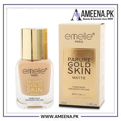 Emelie Paris Parure Gold Skin Matte Foundation -  40ml