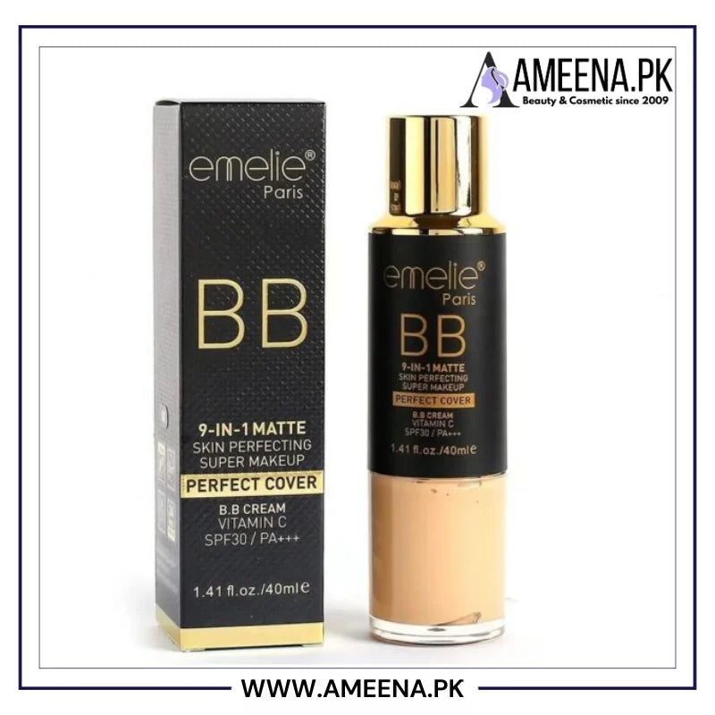 Emelie 9 in 1 Matte Foundation - 40ml
