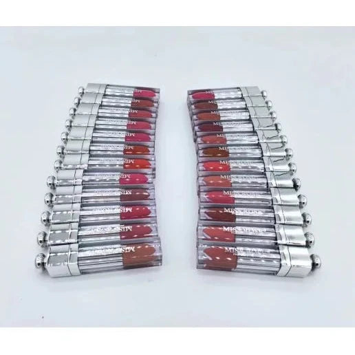 Miss Rose Silver Angelic Matte Lip Gloss - 24Pcs